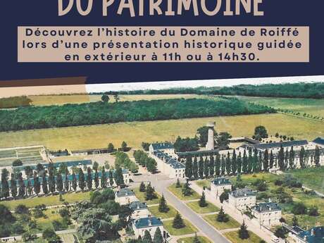 Journées Européennes du Patrimoine Domaine de Roiffé