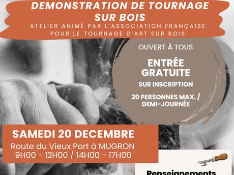 Atelier Tournage sur Bois - Atelier Partagé de Mugron