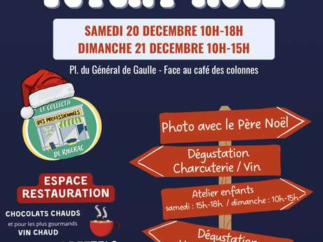 Les commerçants de Ribérac fêtent Noël