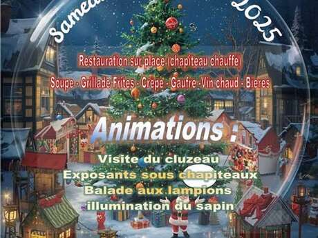 Marché de Noël nocturne