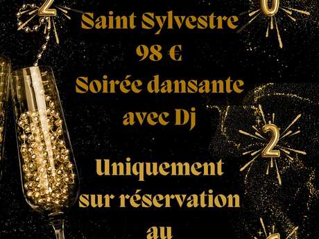 Menu de saint sylvestre de la guinguette de Neufont