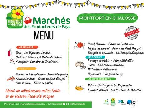 Marché de Producteurs de Montfort-en-Chalosse