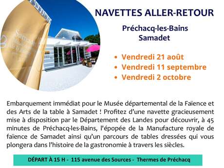 Navette vers le Musée de la Faïence