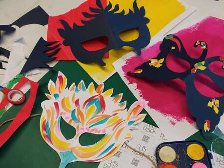 Atelier création de masque de carnaval