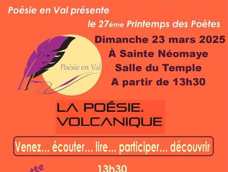 Printemps de poètes - La Poésie valcanique