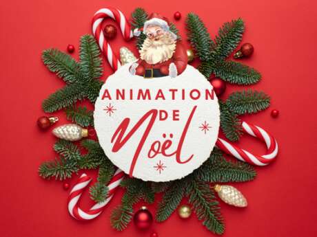 Animation de Noël sur le marché