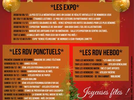 Lecture de Noël avec Valérie