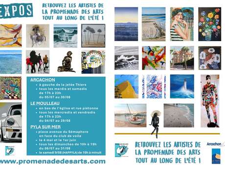 Promenade des arts du Moulleau