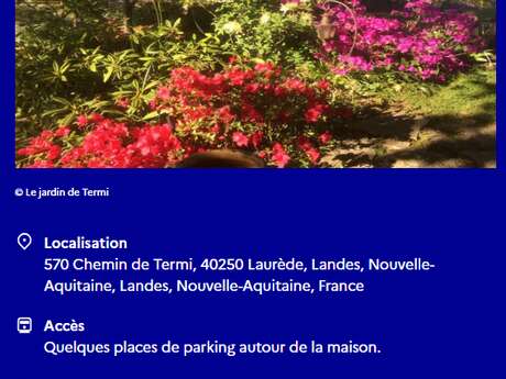 Rendez-vous aux jardins : jardins de Termi
