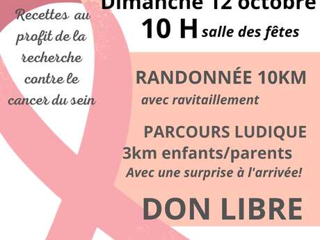 Randonnée & parcours ludique Octobre Rose