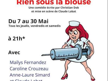 Café théâtre Le Zèbre : Rien sous la blouse