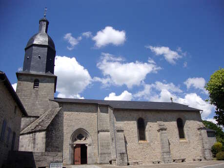 Eglise Saint-Sylvestre - Buste reliquaire et phylactère