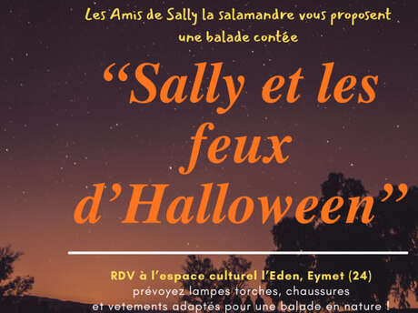 Sally et les feux d'Halloween