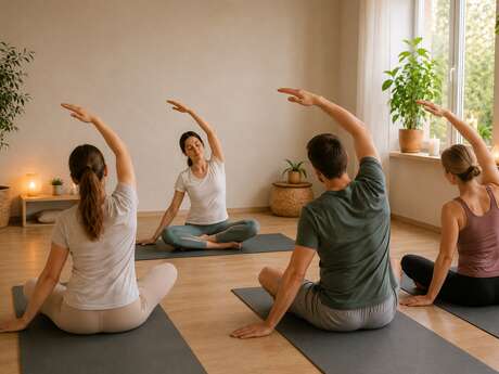 Séance de yoga