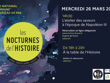 Les Nocturnes de l'Histoire-Atelier des saveurs