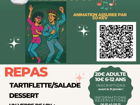 Soirée dansante déguisée années 80-90