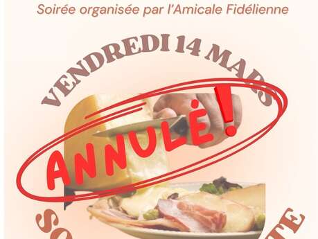 Soirée Raclette /!\ ANNULEE/!\