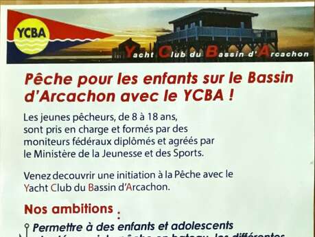 Yacht Club Bassin d'Arcachon - Pêche avec les enfants