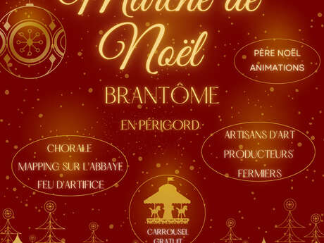 Marché de Noël de Brantôme en périgord