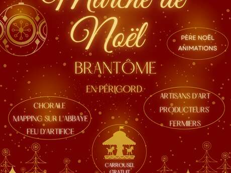 Marché de Noël de Brantôme en périgord