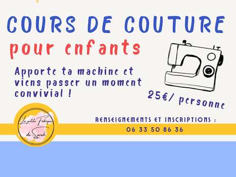 Cours de couture pour enfant
