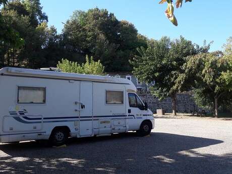 Aire de stationnement provisioire