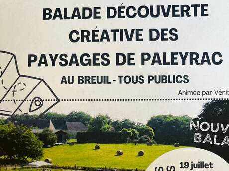 Balade découverte créative des paysages de Paleyrac