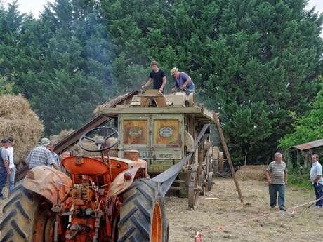 Exposition de vieux tracteurs