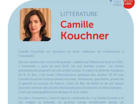 L'invité du mois : Camille Kouchner