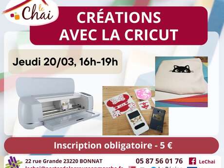 Créations avec la Cricut