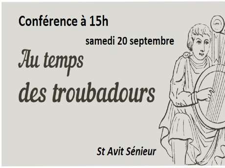 Journées du Patrimoine | Conférence " Les Troubadours", JF Gareyte