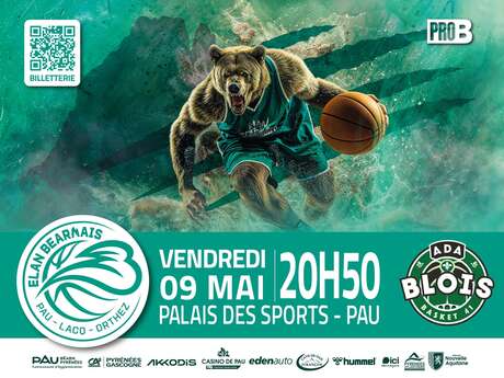 Basket Championnat ProB - Elan Béarnais Pau Lacq Orthez Vs Blois