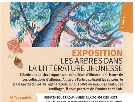 Exposition " Les arbres dans la littérature jeunesse"