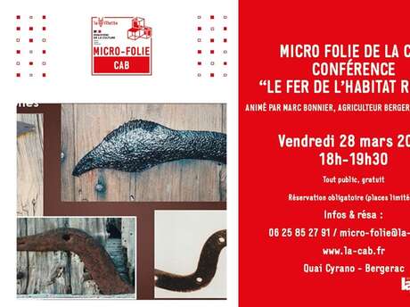 La Micro-Folie de la CAB | Conférence : le fer de l'habitat rural