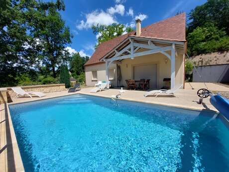 La Maison Odile à Sarlat avec piscine chauffée