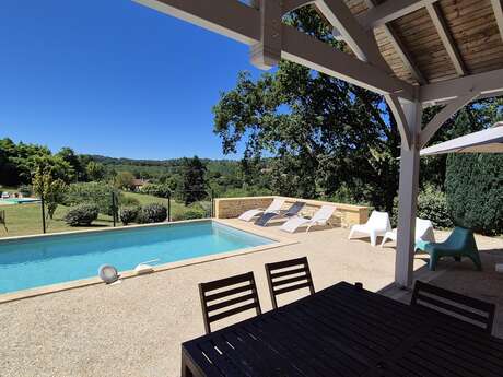 La Maison Odile à Sarlat avec piscine chauffée