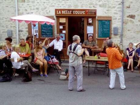 Festival du Haut Limousin - Déjeuner à la Belle Équipe à Montrol-Sénard