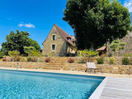 Les Rozières climatisée piscine proche de Sarlat