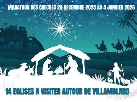 Marathon des crèches Villamblard et communes aux alentours