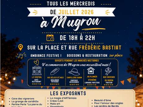 Marché nocturne de Mugron