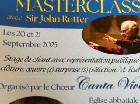 Masterclass avec Sir John Rutter