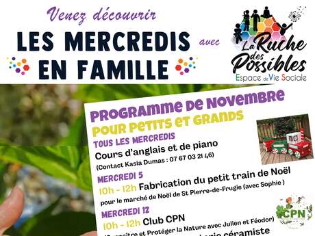 Mercredi en famille : atelier petit train de noël !