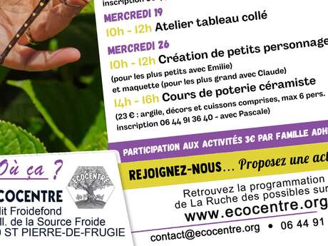 Mercredi en famille : "Mes tableaux collés"