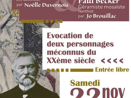 Conférence sur Ludovic Gaillard et Paul Becker