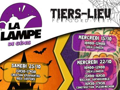 Les ateliers Halloween à la Lampe de Génis