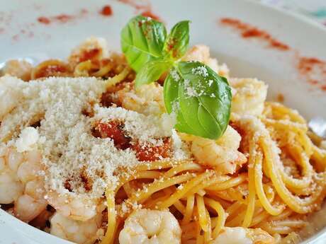 Repas dansant sur le thème de l'Italie