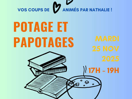 Club de lecture Potage et Papotages - Médiathèque Carsac-Aillac