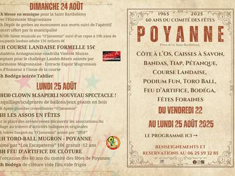 Fêtes patronales de Poyanne