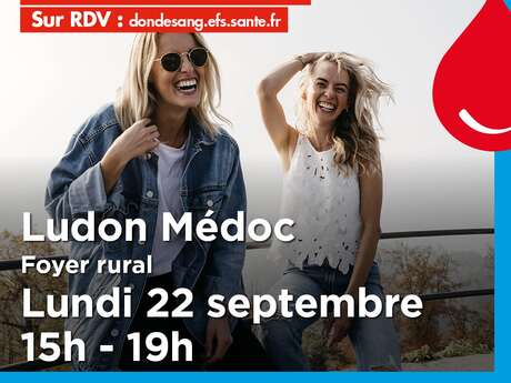 Collecte de sang de Ludon Médoc