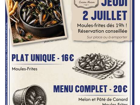 Soirée Moules-frites
